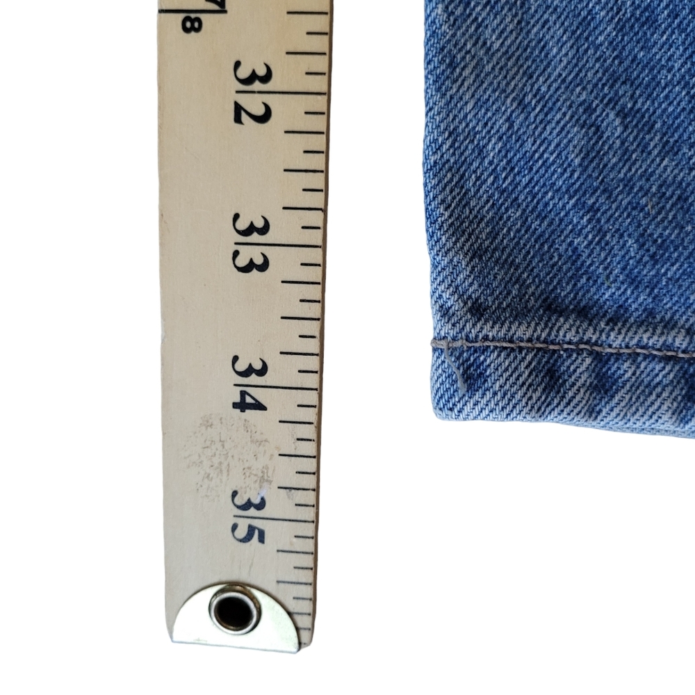 80s Calvin Klein Jeans Mens 31 Blue Denim Straight Leg Pleated 80s USA Made - Picture 6 of 13